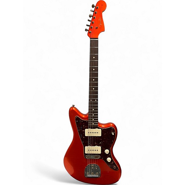 Used Fender Custom Shop Jazzmaster - Journeyman Relic Fiesta Red Solid Body Electric Guitar