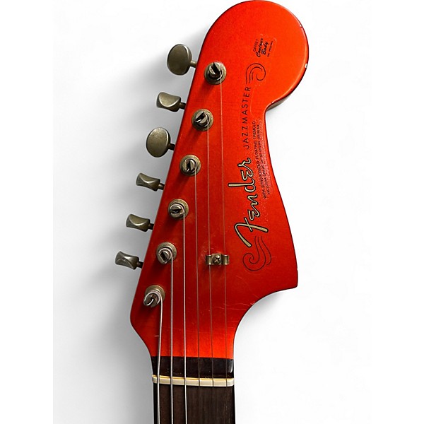 Used Fender Custom Shop Jazzmaster - Journeyman Relic Fiesta Red Solid Body Electric Guitar