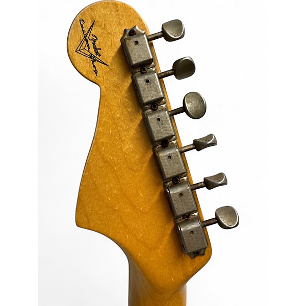 Used Fender Custom Shop Jazzmaster - Journeyman Relic Fiesta Red Solid Body Electric Guitar