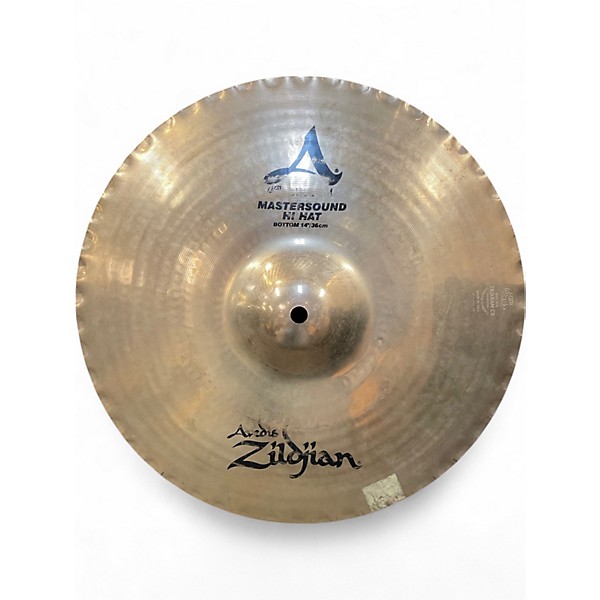 Used Zildjian 14in Mastersound Hi Hat Bottom Cymbal 33