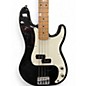 Used Fender PERCISION BASS Black and White Electric Bass Guitar