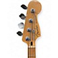Used Fender PERCISION BASS Black and White Electric Bass Guitar