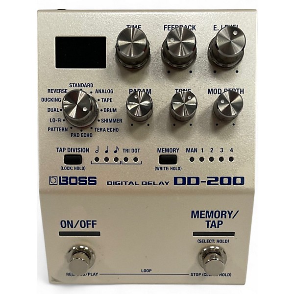 Used BOSS DD200 Digital Delay Effect Pedal