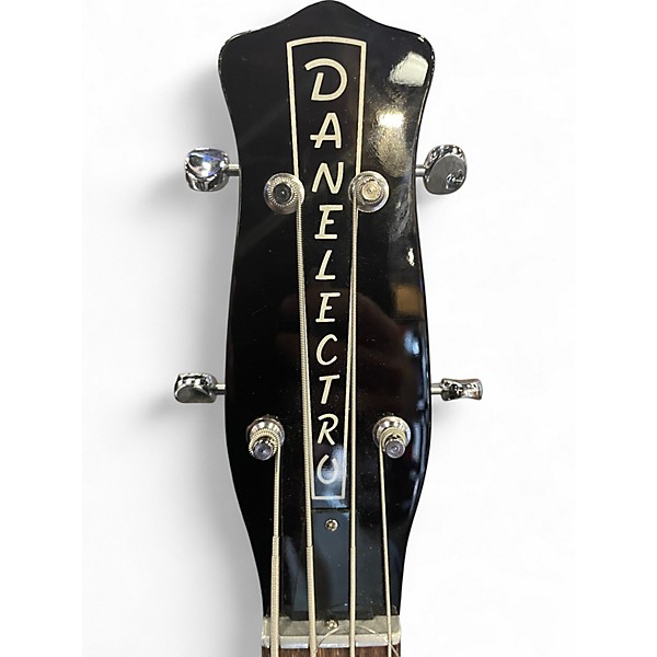 Used Danelectro LONGHORN BASS Red Electric Bass Guitar