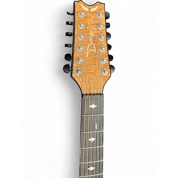 Used Dean  EXQA12GN Natural 12 String Acoustic Electric Guitar