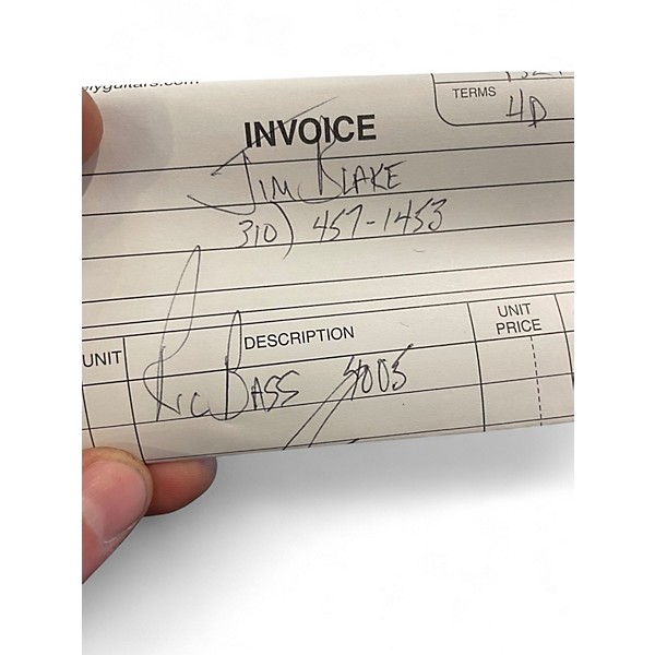 Vintage 1967 Rickenbacker 4005 BLACK Electric Bass Guitar