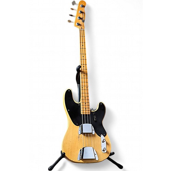 Vintage 1954 Fender PRECISION BASS Natural Electric Bass Guitar