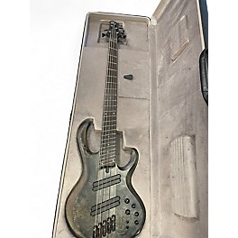 Used Ibanez BTB805MS Trans Gray Electric Bass Guitar