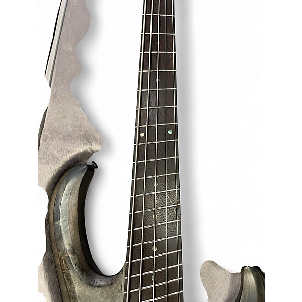Used Ibanez BTB805MS Trans Gray Electric Bass Guitar