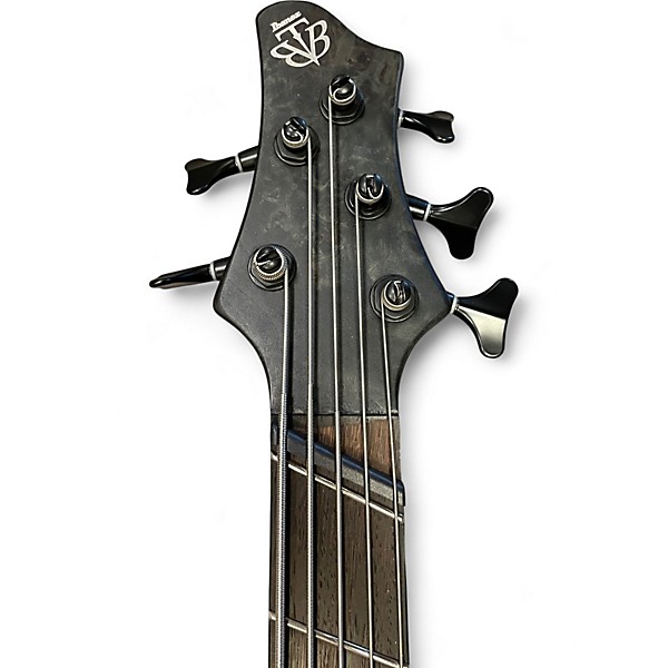Used Ibanez BTB805MS Trans Gray Electric Bass Guitar