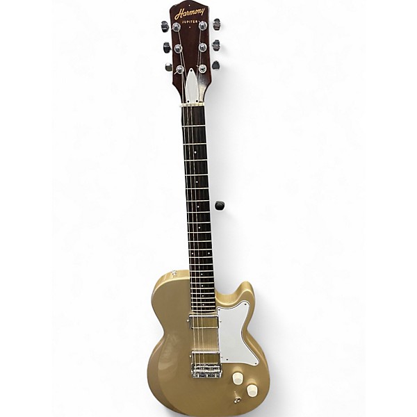 Used 2019 Harmony Jupiter Gold Solid Body Electric Guitar