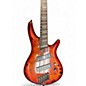 Used Ibanez SRMS805 Brown Topaz Burst Electric Bass Guitar