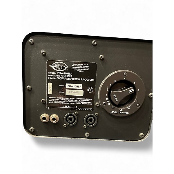 Used Ampeg PR410HLF 4X10 Bass Cabinet