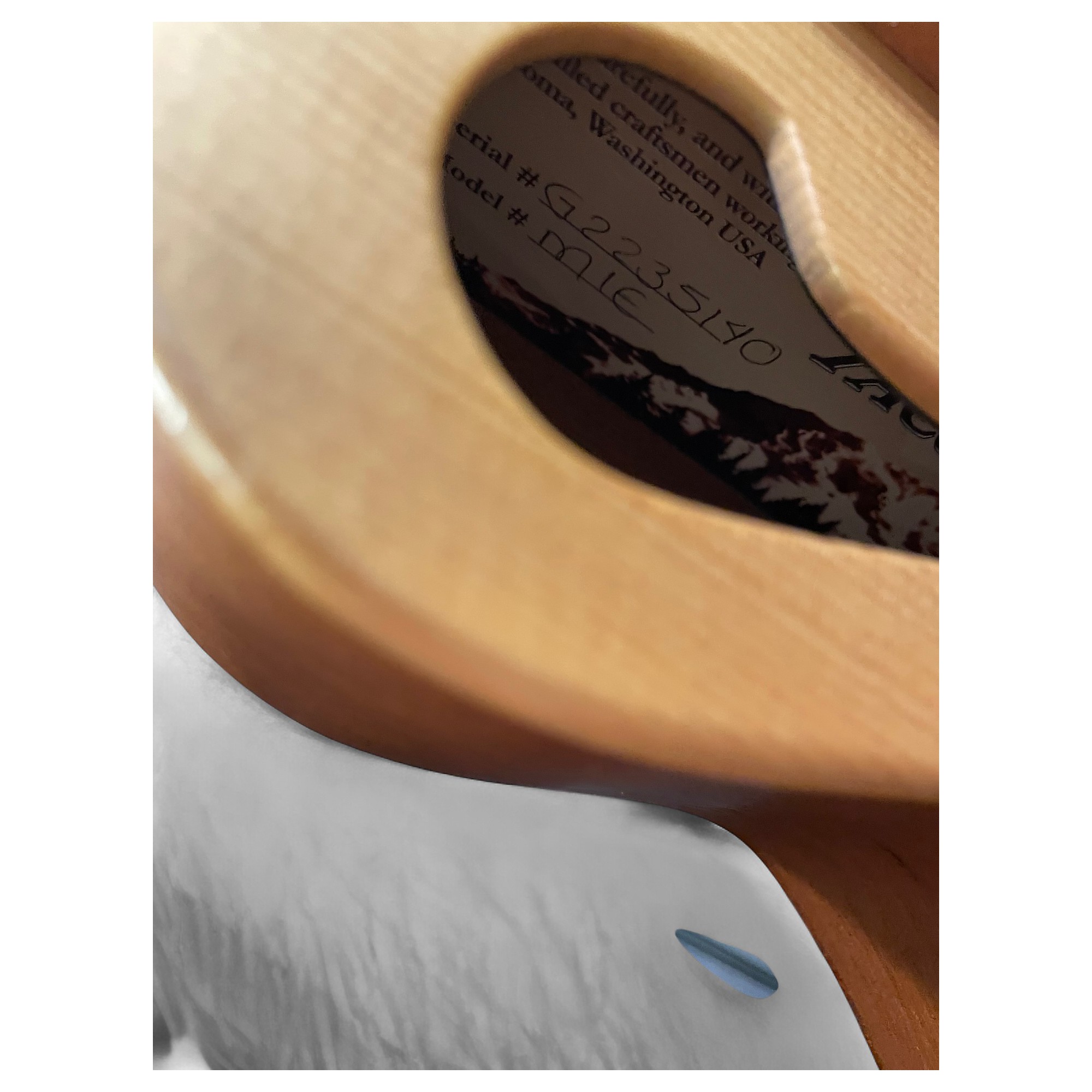Used Tacoma M1E Natural Mandolin Natural | Guitar Center