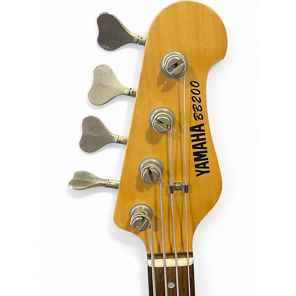 Used Yamaha BB200 White Electric Bass Guitar