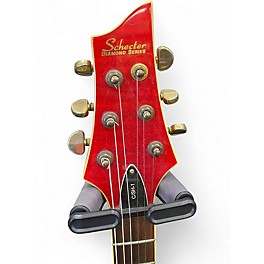 Used Schecter Guitar Research DIAMOND Wine Red Hollow Body Electric Guitar