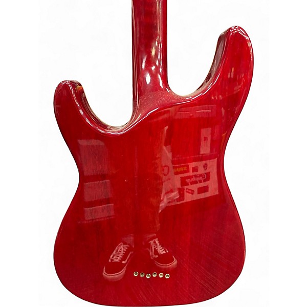Used Schecter Guitar Research DIAMOND Wine Red Hollow Body Electric Guitar