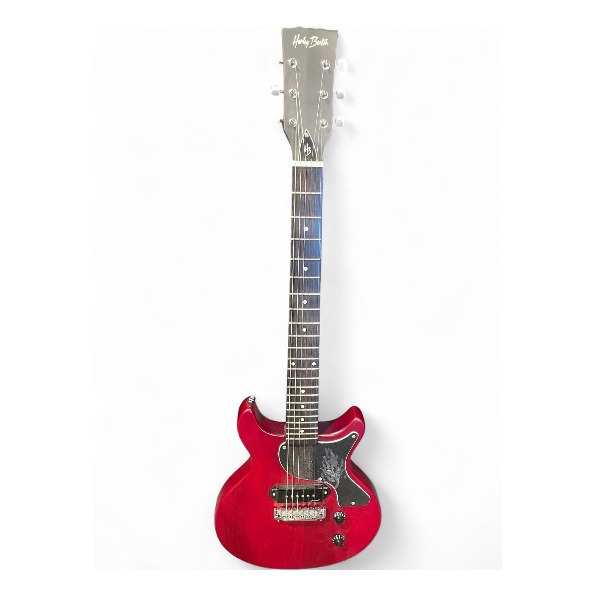 Used Harley Benton dc junior Candy Apple Red Solid Body Electric
