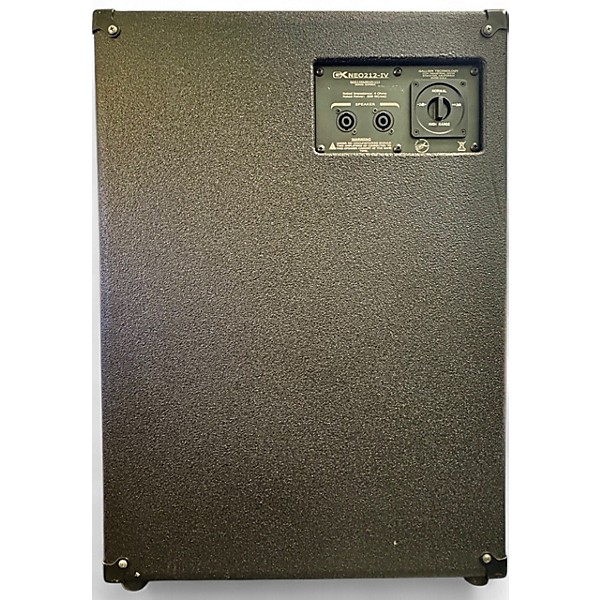 Used Gallien-Krueger Gallien-Krueger Neo212-IV 800W 2x12 Bass Speaker Cabinet Bla Bass Cabinet