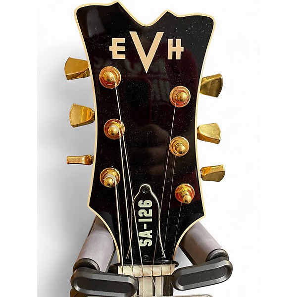 Used EVH sa126 Sunburst Hollow Body Electric Guitar