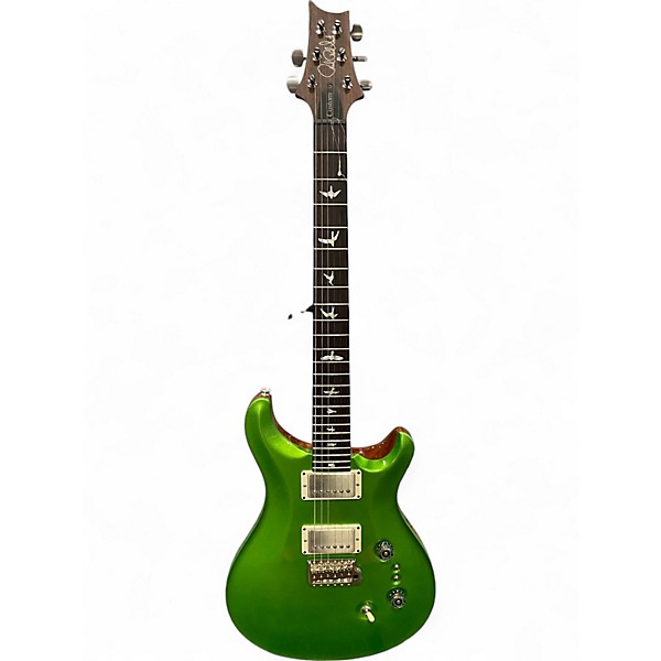 Used PRS 2408 WOODLIBRARY  CUSTOM ORIANTHI GREEN MET Solid Body Electric Guitar