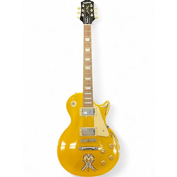Used Epiphone Les Paul Standard Gold Top Solid Body Electric