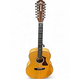 Used Guild GAD-JF30-12BLD  Antique Natural 12 String Acoustic Electric Guitar