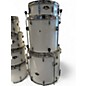 Used Pearl 8 Piece Export White Drum Kit