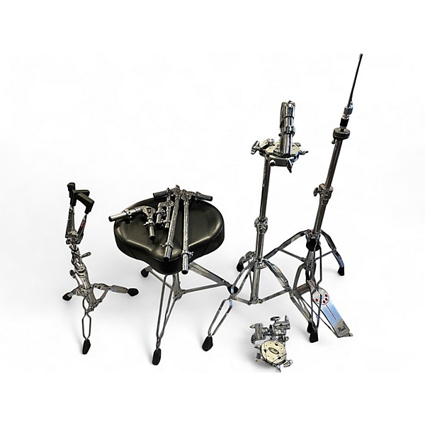 Used Pearl 8 Piece Export White Drum Kit
