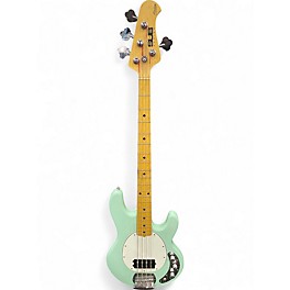 Used Sterling by Music Man Sub 4 Seafoam Green Electric Bass Guitar