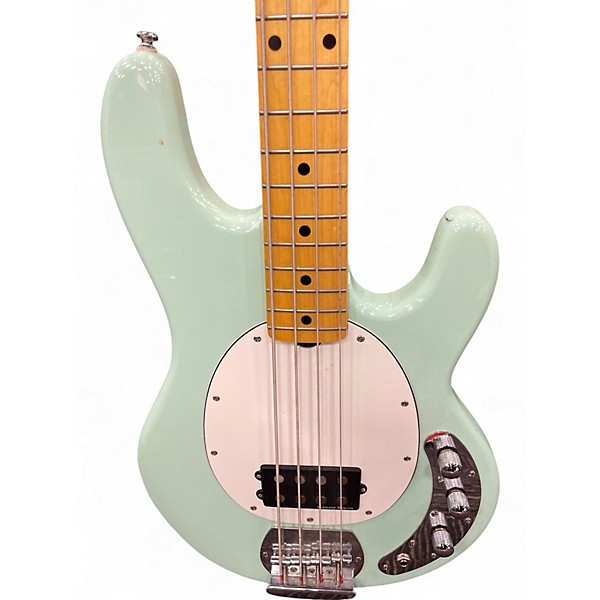 Used Sterling by Music Man Sub 4 Seafoam Green Electric Bass Guitar
