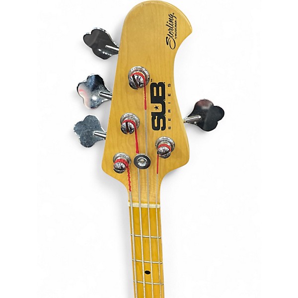 Used Sterling by Music Man Sub 4 Seafoam Green Electric Bass Guitar