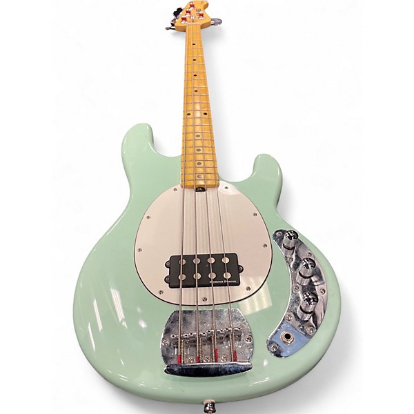 Used Sterling by Music Man Sub 4 Seafoam Green Electric Bass Guitar