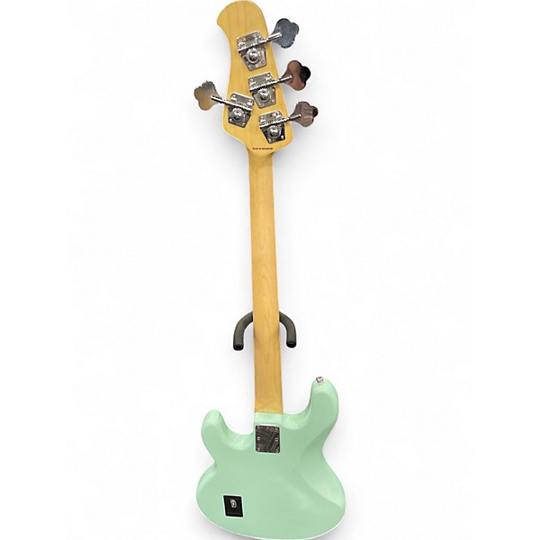 Used Sterling by Music Man Sub 4 Seafoam Green Electric Bass Guitar