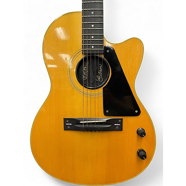 Vintage 1990 Gibson Chet Atkins Ce Natural Acoustic Electric Guitar