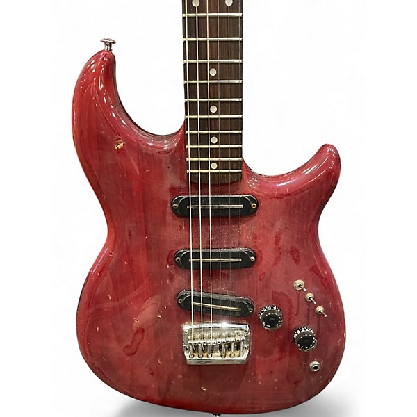 Used Yamaha SSC500 Wine Red Solid Body Electric Guitar