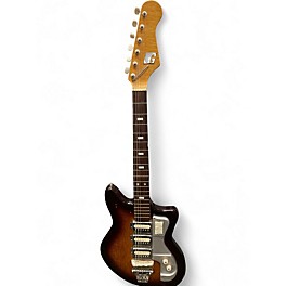 Used 1960s Guyatone LG-70 Tobacco Burst Solid Body Electric Guitar