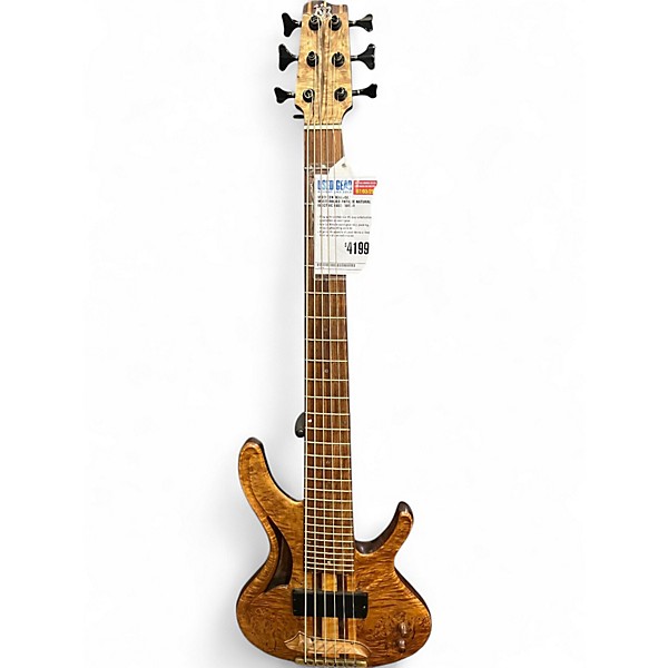 Used Ken Bebensee MasterBuild Antique Natural Electric Bass Guitar