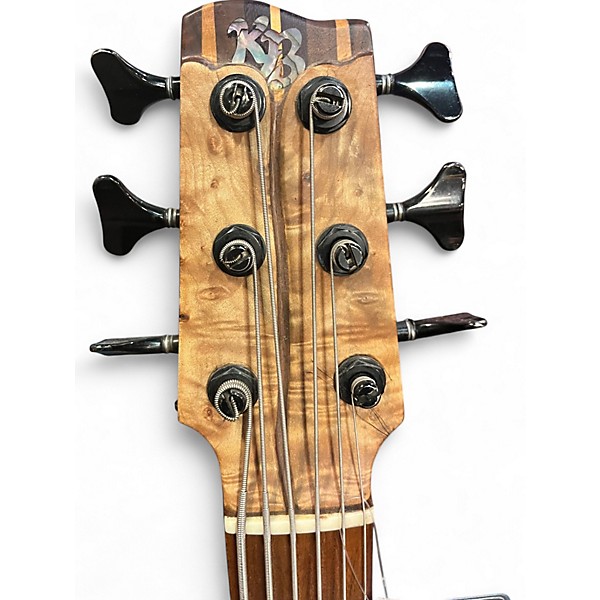 Used Ken Bebensee MasterBuild Antique Natural Electric Bass Guitar