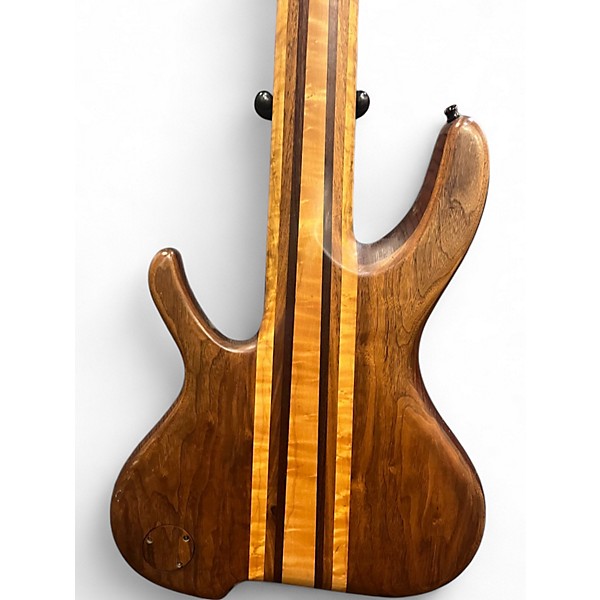 Used Ken Bebensee MasterBuild Antique Natural Electric Bass Guitar