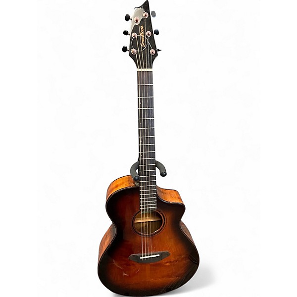 Used Breedlove Pursuit Concert WHISKEY BURST Acoustic Electric Guitar