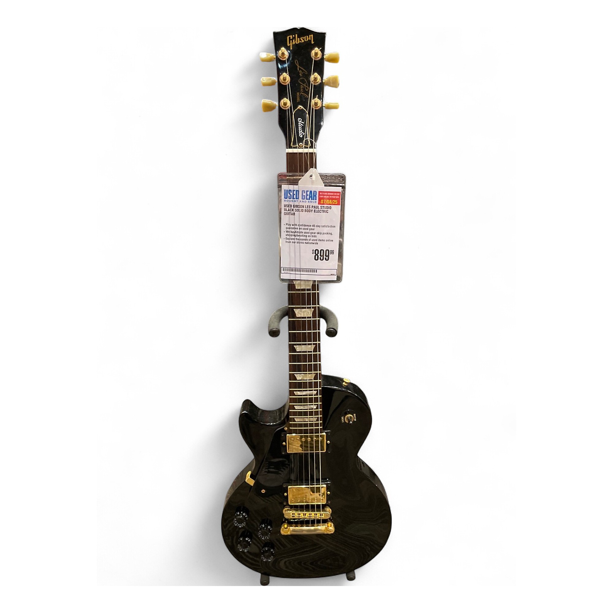 ギター Gibson Les Paul Studio Black Gibson Les Paul Studio Guitar with Soft Case