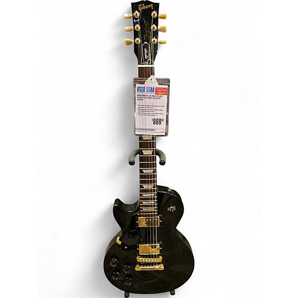 Used Gibson Les Paul Studio Black Solid Body Electric Guitar