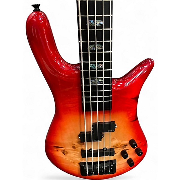 Used Spector EURO 5 CST RED Electric Bass Guitar