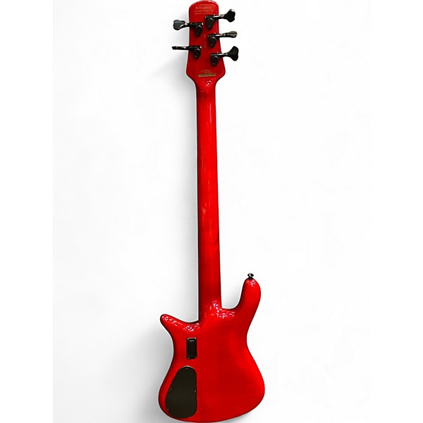Used Spector EURO 5 CST RED Electric Bass Guitar