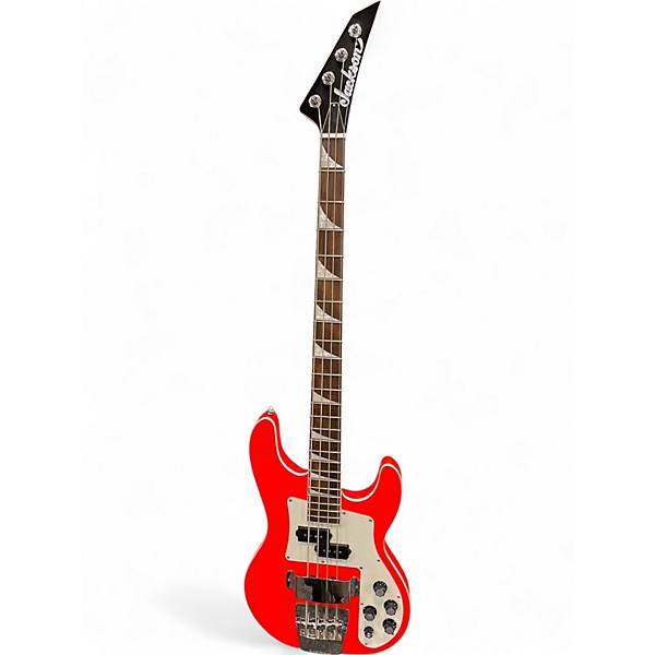 Used Jackson X Series Concert CBXNT DLX IV Metallic Orange Electric Bass Guitar