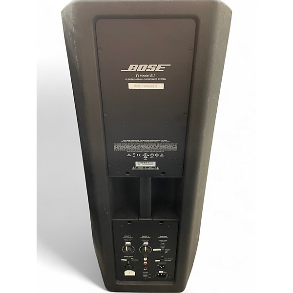 Used Bose F1 MODEL 812 FLEXIBLE ARRAY LOUDSPEAKER AND SUBWOOFER COMBO Sound Package