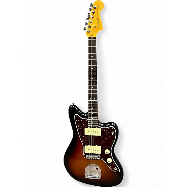 Used 2025 Fender American Professional II Jazzmaster 3 Color Sunburst Solid Body Electric Guitar
