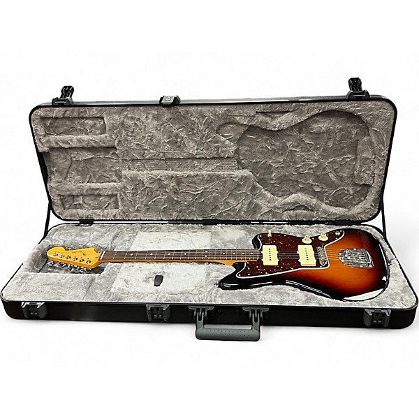 Used 2025 Fender American Professional II Jazzmaster 3 Color Sunburst Solid Body Electric Guitar