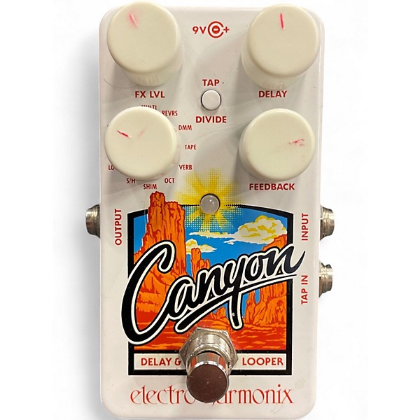 Used Electro-Harmonix Canyon Delay and Looper Effect Pedal